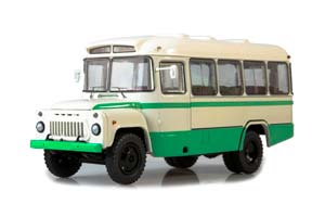 KURGAN BUS 685 (USSR RUSSIAN BUS) WHITE/GREEN | КУРГАНСКИЙ АВТОБУС-685*КАВЗ KAVZ