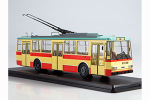 ТРОЛЛЕЙБУС SKODA-14TR (КРАСНО-БЕЖЕВЫЙ) — фото 3