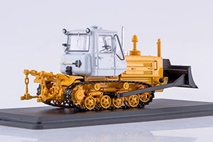 ТРАКТОР Т-150 ГУСЕНИЧНЫЙ С ОТВАЛОМ 1971 ЖЕЛТЫЙ/БЕЛЫЙ — фото 6