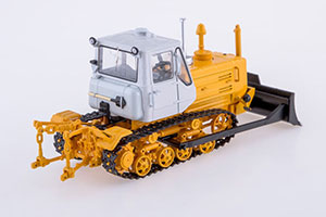 ТРАКТОР Т-150 ГУСЕНИЧНЫЙ С ОТВАЛОМ 1971 ЖЕЛТЫЙ/БЕЛЫЙ — фото 9