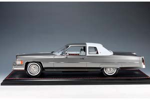CADILLAC COUPE DEVILLE 1976 ACADEMY GRAY METALLIC — фото 4