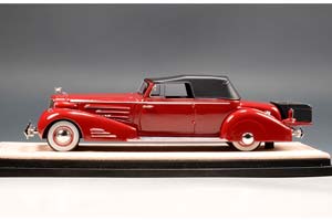 CADILLAC 452D V16 VICTORIA CONVERTIBLE CLOSED 1934 , BROWN GREY — фото 4