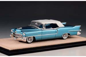 CADILLAC ELDORADO BIARRITZ (ЗАКРЫТЫЙ) 1955 BAHAMA BLUE METALLIC — фото 3