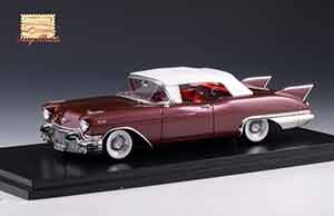 CADILLAC ELDORADO BIARRITZ CONVERTIBLE 1957 DARK RED METALLIC/WHITE (LIMITED EDITION 109 PCS) / КАДИЛЛАК ЭЛЬДОРАДО КРАСНЫЙ — фото 4