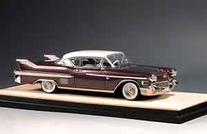CADILLAC COUPE DEVILLE 1958 MAUVE METALLIC — фото 4