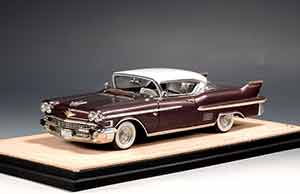 CADILLAC COUPE DEVILLE 1958 MAUVE METALLIC — фото 5
