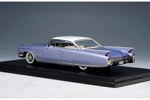 CADILLAC ELDORADO SEVILLE 1960 HEATHER BLUE METALLIC/WHITE — фото 3