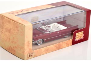 CADILLAC SERIES 62 CONVERTIBLE (OPEN) 1960 MAROON METALLIC — фото 3