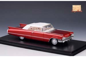 CADILLAC SERIES 62 CONVERTIBLE ЗАКРЫТЫЙ 1960 MAROON METALLIC — фото 3