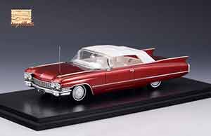 CADILLAC SERIES 62 CONVERTIBLE ЗАКРЫТЫЙ 1960 MAROON METALLIC — фото 5
