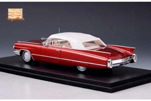 CADILLAC SERIES 62 CONVERTIBLE ЗАКРЫТЫЙ 1960 MAROON METALLIC — фото 2