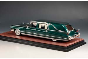 CADILLAC EUREKA LANDAU HEARSE (КАТАФАЛК) 1960 GLENCOE GREEN IRID — фото 2