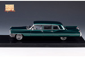 CADILLAC FLEETWOOD 75 LIMOUSINE 1964 GREEN METALLIC — фото 4