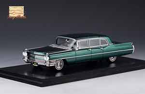 CADILLAC FLEETWOOD 75 LIMOUSINE 1964 GREEN METALLIC — фото 5