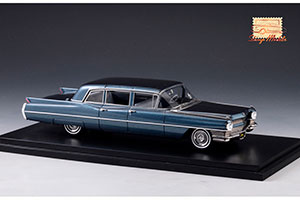CADILLAC FLEETWOOD 75 LIMOUSINE 1964 SPRUCE BLUE METALLIC — фото 3