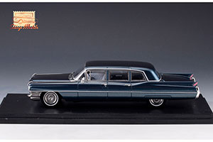 CADILLAC FLEETWOOD 75 LIMOUSINE 1964 SPRUCE BLUE METALLIC — фото 4