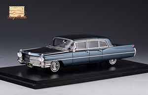 CADILLAC FLEETWOOD 75 LIMOUSINE 1964 SPRUCE BLUE METALLIC — фото 5
