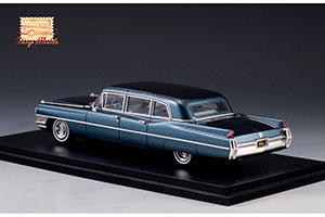 CADILLAC FLEETWOOD 75 LIMOUSINE 1964 SPRUCE BLUE METALLIC — фото 2