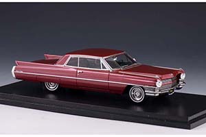 CADILLAC COUPE DEVILLE 1964 MATADOR RED METALLIC — фото 3