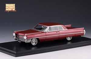 CADILLAC COUPE DEVILLE 1964 MATADOR RED METALLIC — фото 5