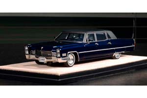 CADILLAC FLEETWOOD SERIES 75 LIMOUSINE 1968 EMPEROR BLUE METALLIC / КАДИЛЛАК ФЛИТВУД СЕРИЯ 75 ЛИМУЗИН 1968 ИМПЕРАТОР СИНИЙ МЕТАЛЛИК — фото 3