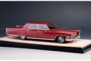 CADILLAC FLEETWOOD SIXTY SPECIAL 1968 SAN MATEO RED METALLIC / КАДИЛЛАК ФЛИТВУД СИКСТИ КРАСНЫЙ — фото 3