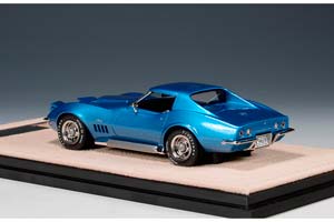 CHEVROLET CORVETTE STINGRAY L88 COUPE (ЗАКРЫТЫЙ, ПОДНЯТЫЕ ФАРЫ) 1969 LEMANS BLUE METALLIC — фото 2