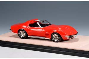 CHEVROLET CORVETTE STINGRAY L88 COUPE T-ROOF (ОТКРЫТЫЙ) 1969 MONZA RED — фото 3