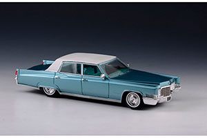 CADILLAC FLEETWOOD 60 SPECIAL BROUGHAM 1969 PERSIAN AQUA METALLIC — фото 4