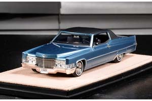 CADILLAC COUPE DEVILLE 1969 ASTRAL BLUE METALLIC / КАДИЛЛАК КУПЕ ДЕВИЛЬ 1969 АСТРАЛ СИНИЙ МЕТАЛЛИК — фото 3