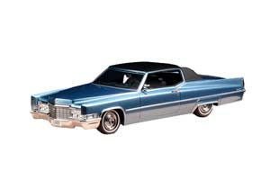 CADILLAC COUPE DEVILLE 1969 ASTRAL BLUE METALLIC