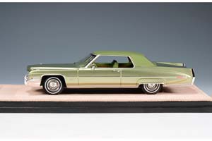 CADILLAC COUPE DEVILLE 1971 CYPRESS GREEN METALLIC — фото 4