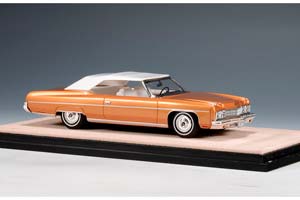 CHEVROLET CAPRICE CONVERTIBLE (ЗАКРЫТЫЙ) 1973 MEDIUM ORANGE METALLIC — фото 3