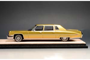 CADILLAC FLEETWOOD 75 LIMOUSINE 1973 RENAISSANCE GOLD POLY — фото 4