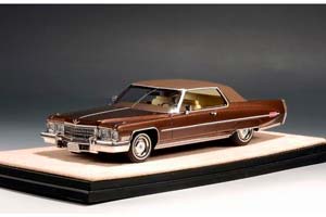 CADILLAC COUPE DEVILLE 1973 BURNIT SIENNA METALLIC — фото 3