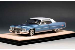 CADILLAC COUPE DEVILLE 1973 ANTIGUA BLUE METALLIC — фото 3