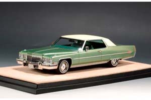 CADILLAC COUPE DEVILLE 1973 SAGE METALLIC — фото 3