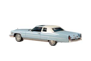 CADILLAC COUPE DEVILLE 1975 JENNIFER BLUE — фото 2