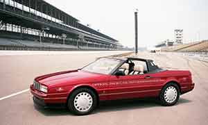 CADILLAC ALLANTE INDY 500 PACE CAR 1993 POMPEIAN RED METALLIC — фото 4