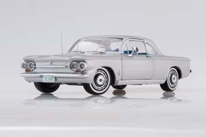CHEVROLET CORVAIR COUPE 1963 SATIN SILVER — фото 5