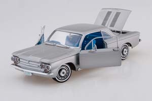 CHEVROLET CORVAIR COUPE 1963 SATIN SILVER — фото 6