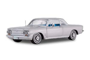 CHEVROLET CORVAIR COUPE 1963 SATIN SILVER — фото 1