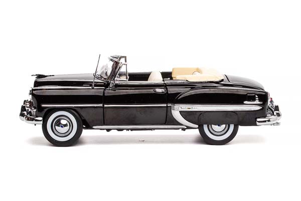 CHEVROLET BEL AIR OPEN ROOF CONVERTIBLE 1953 BLACK / ШЕВРОЛЕ БЕЛ ЭЙР КАБРИОЛЕТ С ОТКРЫТЫМ ВЕРХОМ 1953 ЧЕРНЫЙ — фото 9
