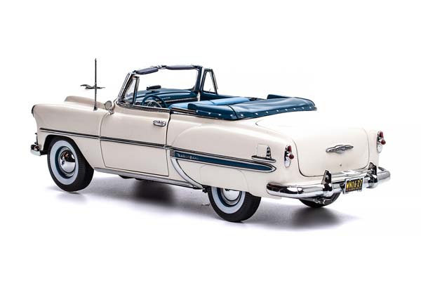CHEVROLET BEL AIR OPEN ROOF CONVERTIBLE 1953 WHITE / ШЕВРОЛЕ БЕЛ ЭЙР КАБРИОЛЕТ С ОТКРЫТЫМ ВЕРХОМ 1953 БЕЛЫЙ — фото 7