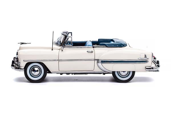 CHEVROLET BEL AIR OPEN ROOF CONVERTIBLE 1953 WHITE / ШЕВРОЛЕ БЕЛ ЭЙР КАБРИОЛЕТ С ОТКРЫТЫМ ВЕРХОМ 1953 БЕЛЫЙ — фото 9