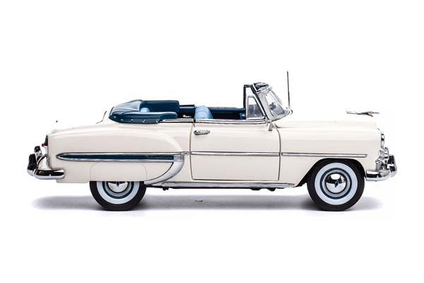 CHEVROLET BEL AIR OPEN ROOF CONVERTIBLE 1953 WHITE / ШЕВРОЛЕ БЕЛ ЭЙР КАБРИОЛЕТ С ОТКРЫТЫМ ВЕРХОМ 1953 БЕЛЫЙ — фото 10