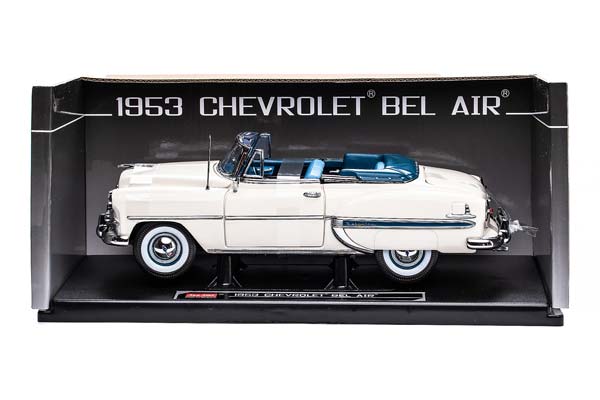 CHEVROLET BEL AIR OPEN ROOF CONVERTIBLE 1953 WHITE / ШЕВРОЛЕ БЕЛ ЭЙР КАБРИОЛЕТ С ОТКРЫТЫМ ВЕРХОМ 1953 БЕЛЫЙ — фото 11