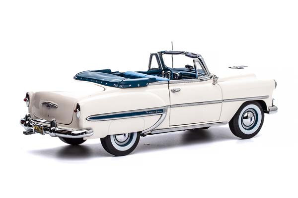 CHEVROLET BEL AIR OPEN ROOF CONVERTIBLE 1953 WHITE / ШЕВРОЛЕ БЕЛ ЭЙР КАБРИОЛЕТ С ОТКРЫТЫМ ВЕРХОМ 1953 БЕЛЫЙ — фото 2