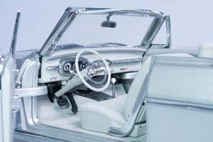 CHEVROLET NOVA OPEN CONVERTIBLE 1963 SATIN SILVER СЕРЕБРИСТЫЙ — фото 12