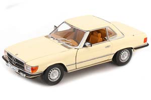 MERCEDES W107 350 SL R107 HARDTOP 1977 CRÈME